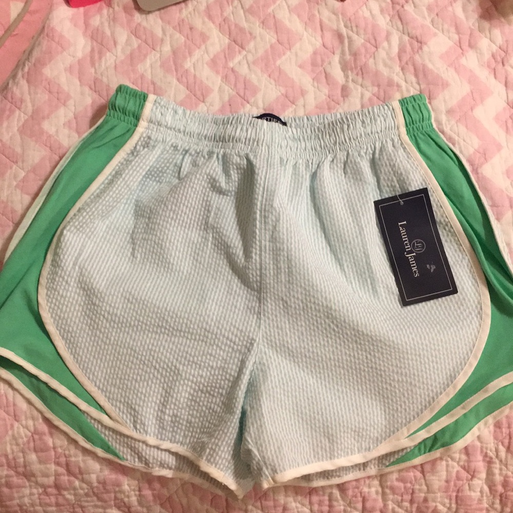 Lauren James Green Shorts